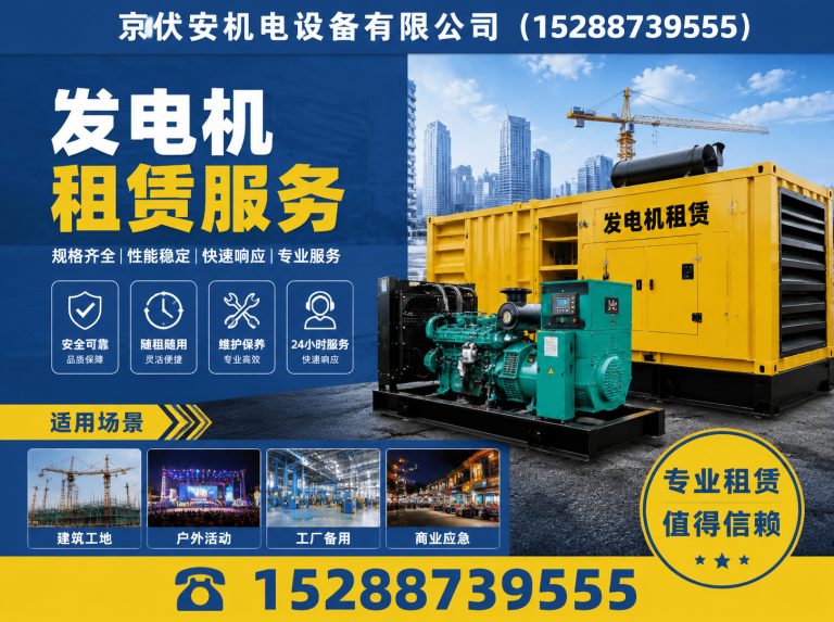 汕尾柴油发电机组出租展示图