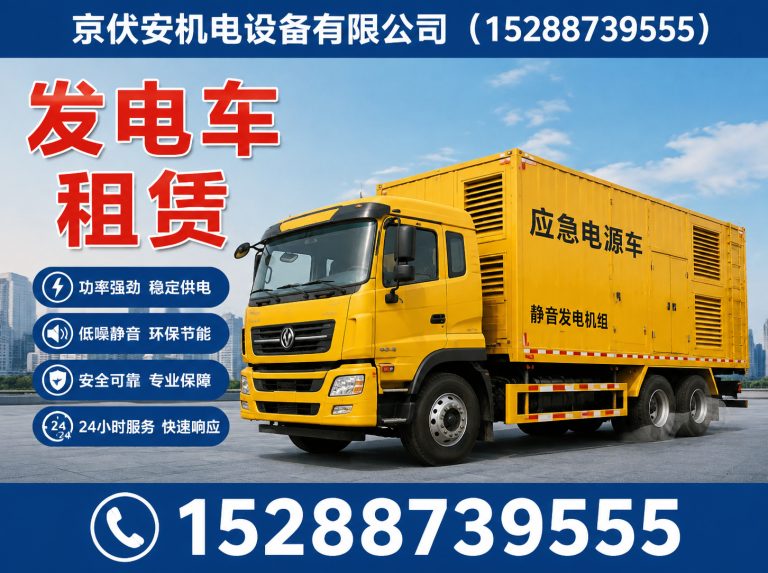 汕尾应急发电机出租展示图
